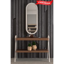 PlatinReyon Çok Amaçlı Aynalı Takı Dolabı Mdf Kapak