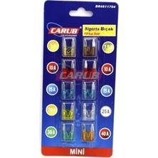 Universal Carub Sigorta Levha Mini 10LU Set