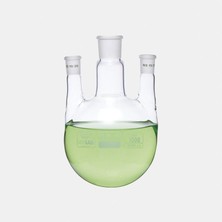 Isolab Balon - 3 Şilifli Boyun - Paralel Yan Boyunlu 500 ml (1 Paket 1 Adet) - Ns 29/32 - Ns 19/26