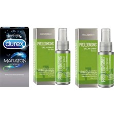 Mucizevi Proloonging 2 *geciktıcı Sprey 59 ml 80 Kullanım Maraton Prezarvatif 4 Lu