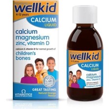 Vitabiotics Wellkid Calcium Liquid Şurup 150 ml 5021265251407