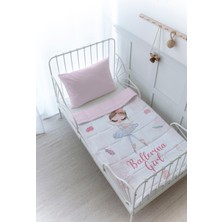 Baskılı Yorgan Seti (100x150 Cm) - Iconic Serisi - Beyaz Tütülü Balerin