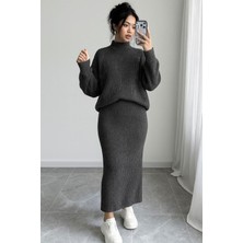 Fashion Friends Kadın Etekli Triko Takım