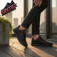 Neostep Unisex Siyah Beyaz Nefes Alabilen Bağcıklı Spor Ayakkabı