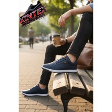 Neostep Unisex Siyah Beyaz Nefes Alabilen Bağcıklı Spor Ayakkabı