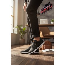 Neostep Unisex Siyah Beyaz Nefes Alabilen Bağcıklı Spor Ayakkabı