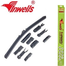 Universal 380MM 9 Aparatlı Banana Tip Silecek Süpürgesi