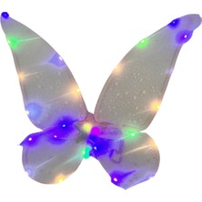 Dodomar Peri Kanadı Ledli Işıklı Pembe