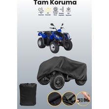 Dokaca Siyah Kymco Mxu 150 Atv Brandası, Atv Koruyucu Örtüsü