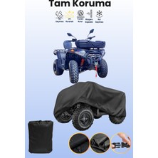 Dokaca Siyah Kuba Trv 350 Atv Brandası, Atv Koruyucu Örtüsü