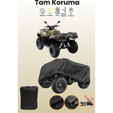 Dokaca Siyah Cectek Gladiator 500 Efı Atv Brandası, Atv Koruyucu Örtüsü