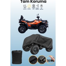 Dokaca Siyah Regal Raptor Promax 650L Atv Brandası, Atv Koruyucu Örtüsü