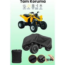 Dokaca Siyah Can-Am Ds 250 Atv Brandası, Atv Koruyucu Örtüsü