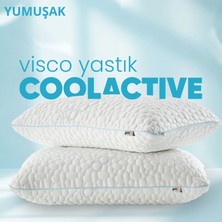 Pillow Market Cool Active Visko Yastık [hava Kanallı] Isı Dengeleyici Terleme Önleyici Konforlu Yastık 1 Adet