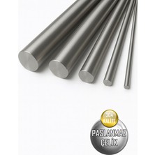 Paslanmaz Çubuk Ø4mm | 1 Metre | Krom Yuvarlak Mil | Inox 304 Kalite