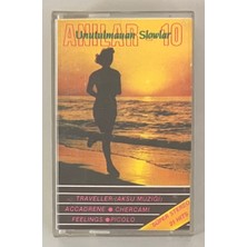 Unutulmayan Slowlar Anılar 10 Kaset (Orijinal Dönem Kağıt Baskı Kaset)