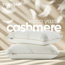 Pillow Market Kaşmir Visko Uyku Yastığı [hava Kanallı] Nefes Alabilir Lüks Ortopedik Tombul Yastık Modeli 1 Adet