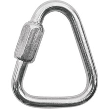 Kong Quick Link Triangle 10MM 60KN Paslanmaz Çelik Üçgen Mağaracı Karabina (Italya Üretimi, En 12275 / En 362 / Uıaa / Eac Sertifikalı)
