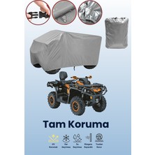 Dokaca Gri Can-Am Outlander Max Xtp 1000 Atv Brandası, Atv Koruyucu Örtüsü