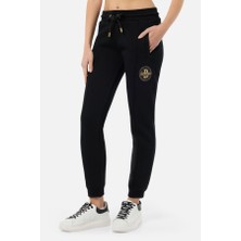 Boxeur Des Rues Black Sweatpant With Gold Details Black-Gold