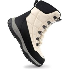 Ahmet Çağlar Cool Felix Unisex Çocuk Outdoor Fermuarlı Kar Botu Bej