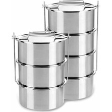 Öztiryakiler Sanayi Tipi Üçlü Gözlü Sefer Tası 20*10 cm