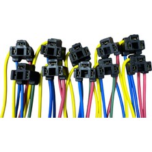 İzipec H4 Far Soketi Dişi 3mm Kablolu Kaliteli 10 Adet Fiyatı