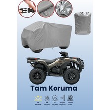 Dokaca Gri Kawasaki Brute Force 750 Camo Atv Brandası, Atv Koruyucu Örtüsü