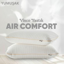 Pillow Market Tombul Ortopedik Visko Yastık [hava Kanallı] Air Comfort Cilt Dostu Konforlu Uyku Yastığı