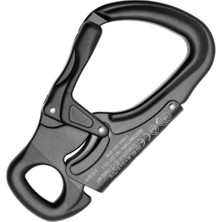 Kong Tango Double Gate – Alüminyum Çift Kapılı Geniş Açıklıklı Karabina (En 12275 / En 362 / Uıaa Sertifikalı) Black