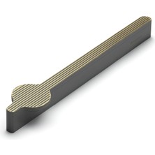 Badem10 Efes Soft Antik Çekmece Kulpu 320 mm Uzun Metal Mobilya Dolap Çekmece Kulbu Modern Dekoratif Tasarım