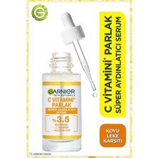 Garnier 30 ml Vitamin C Süper Aydınlatıcı Serum Koyu Lekelere Karşı Etkili Parlaklık Sağlar