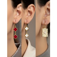 NKT Collection Trend Sembol Figürlü 3’lü Kadın Küpe Set