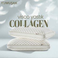 Pillow Market Ortopedik Tombul Visko Yastık [hava Kanallı] Collagen Destekli Yaşlanma Karşıtı Beauty Yastık1 Adet