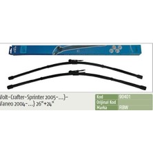 Universal Silecek Süpürgesi (Muz) Vw Crafter Volt-Mercedes Sprınter-Vaneo (650 - 600 Mm)