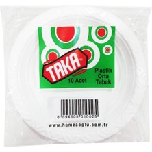 Taka Plastik Tabak 10'lu Büyük Boy