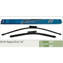 Universal Silecek Süpürgesi (Muz) Renault Clıo Iıı-Megane Iıı-Fluence (600 - 400 Mm)