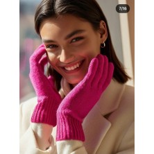 Eleven Markets Kışlık Tiriko Kadın Eldiven Fuşya Eldiven