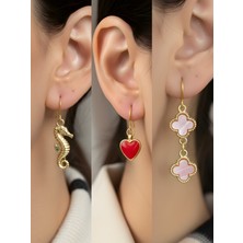 NKT Collection Trend Sembol Figürlü 3’lü Kadın Küpe Set