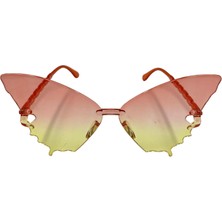 Dodomar Parti Gözlük Mika Kelebek Model Turuc-Sarı Geçişli