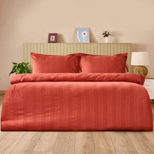 Evidea Soft Armürlü Tek Kişilik Nevresim Takımı - Kiremit