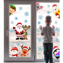 Kırmızı Yılbaşı Süsü, Noel Baba, Geyik, Penguen, Kutup Ayısı, Sevimli Fare ve Elfyle