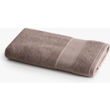 Green Black Lara Prestij Serisi Yüz Havlusu Bordürlü 50x90 Kahverengi, Oeko Tex Standard 100 Sertifikalı %100 Ege Pamuğu, Dokuma 550 GSM