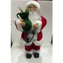 25CM Kırmızı Noel Baba Dekorasyon, Sıcak ve Şık Yılbaşı Süslemesi