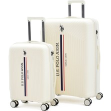 U.S. Polo Assn. U.s. Polo Assn Polipropilen Kırılmaz 2'li Valiz Seti Büyük ve Kabin Boy – Tsa Kilitli, Darbelere Dayanıklı