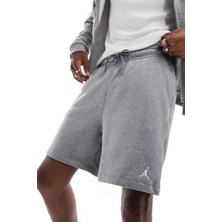 Nike Jordan Brooklyn Fleece Short Gri Pamuklu Erkek Şort