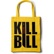 INKD Sanatsal Gabardin Bez Çanta – Kill Bill Tasarım - 35X40