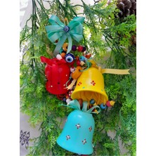 Yılbaşı Renkli Çan Kapı-Duvar Dekoru, Şık ve Neşeli Süsleme Seçeneği