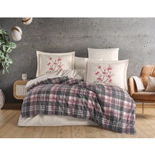 Hobby Çift Kişilik Poplin Nevresim Margeret Siyah