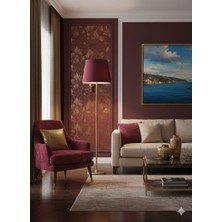 Venüs Nova Eskitme Konik Lambader Bordo Başlık